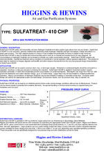 SulfaTreat 410 CHP purification media