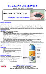 SulfaTreat HC purification media