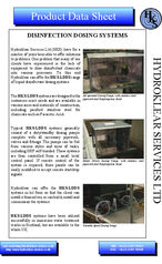 Disinfection dosing systems