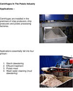 Centrifuges in the potato industry