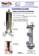 Cartridge filter  types