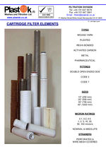 Cartridge element types