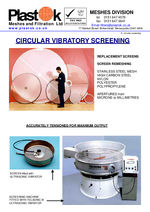 Circular vibratory screens