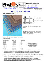 Woven wire mesh