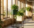 Oakley Planter Stand - metal indoor plant holder for 300mm cube pots 9