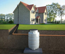 QUANTUM Sewage Treatment Plant - compact plastic system for homes