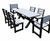 Birchcliffe Garden Table and Chairs - recycled plastic outdoor dining set 13