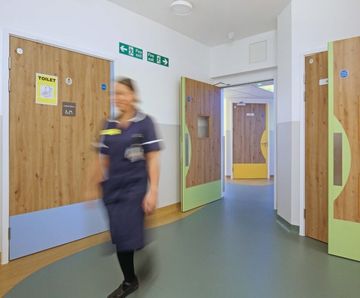 Fire rated door protection for Royal Hospital for Neuro-Disability