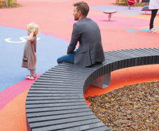 All Black recycled plastic lumber