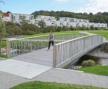 Bowie Bridge - for pedestrians and bikes