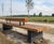 Solid Linear Benches - modular timber and steel outdoor seating 2