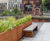 Solid Linear Benches - modular timber and steel outdoor seating 6