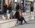 Solid Linear Top Seat - stainless steel and hardwood modular bench 1