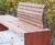 Outdoor seating for French retail outlet and bus network 1
