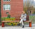 Outdoor seating for French retail outlet and bus network 2