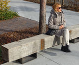 Outdoor seating for French retail outlet and bus network - on this page