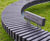 Benches and pedestrian bridges for public green space 1
