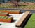Seating and planters for nursing home's sensory garden 1
