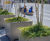 Outdoor seating and planters - revamped square, Belgium 2