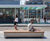 Outdoor seating and planters - revamped square, Belgium 0