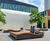 Mobile planters and seating for university courtyard 0