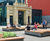 Mobile planters and seating for university courtyard 2