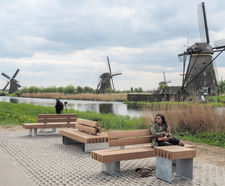 Outdoor seating for UNESCO World Heritage site, Holland