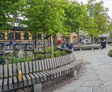Street furniture for award-winning square - Sweden