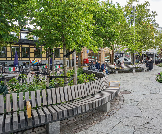 Street furniture for award-winning square - Sweden