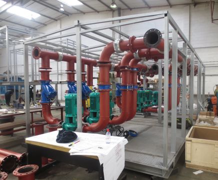 Packaged plantrooms for water requirement at data centre
