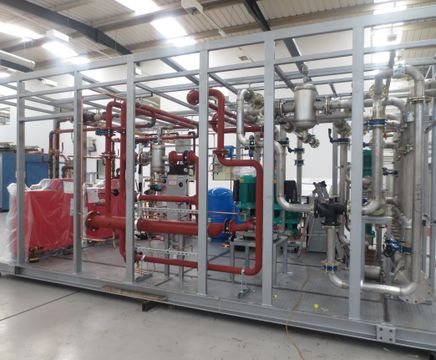 Packaged combination boiler plant room for Waitrose