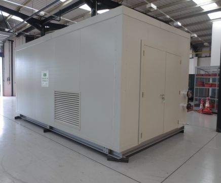 Combination boiler plantroom at Sainsbury's store