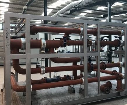 Prefabricated packaged plant room for Embassy Gardens