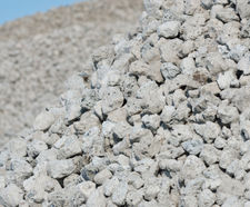 Blast furnace slag filter media
