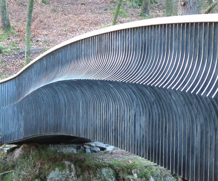 Bespoke steel metalwork bridges