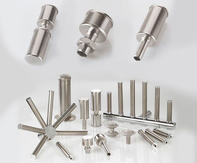 Stainless steel filter nozzles