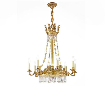 Cheltenham eight-light chandelier