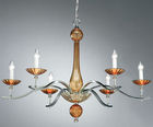 South Beach Art Deco crystal chandelier
