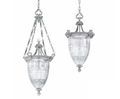 Victoria cut crystal brass lantern
