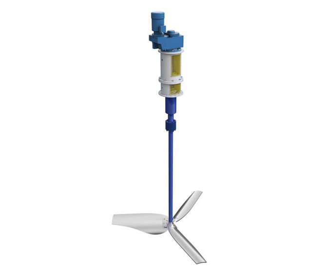 Scaba top-mounted agitator