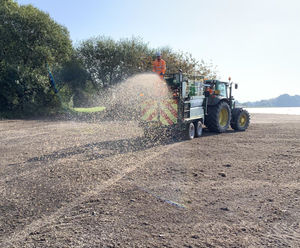 Groweb hydroseeding used at Heaton reservoir Manchester