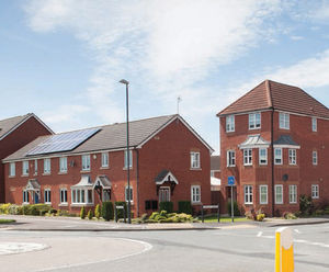 Thin-Joint system used in housing association new-builds