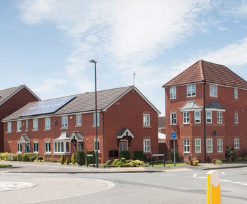 Thin-Joint system used in housing association new-builds
