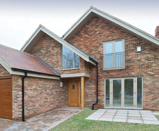Sustainable aircrete blockwork for custom-build home