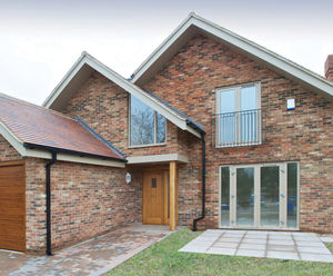 Sustainable aircrete blockwork for custom-build home