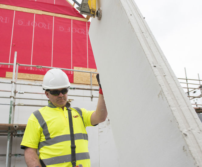 Celcon building elements used by Barratt Homes 