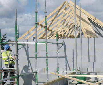 H+H aircrete Jumbo Bloks for affordable housing