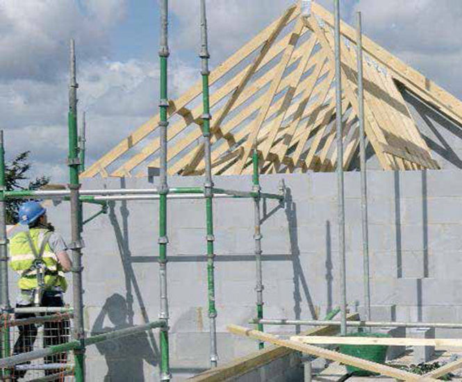 H+H aircrete Jumbo Bloks for affordable housing