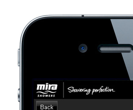 Mira goes mobile with shower website for smart phones