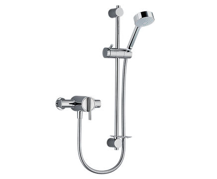 Mira Silver thermostatic shower mixer